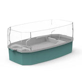 NomoyPet Detachable Terrarium Tank for Turtles & Reptiles with Lid and Pump